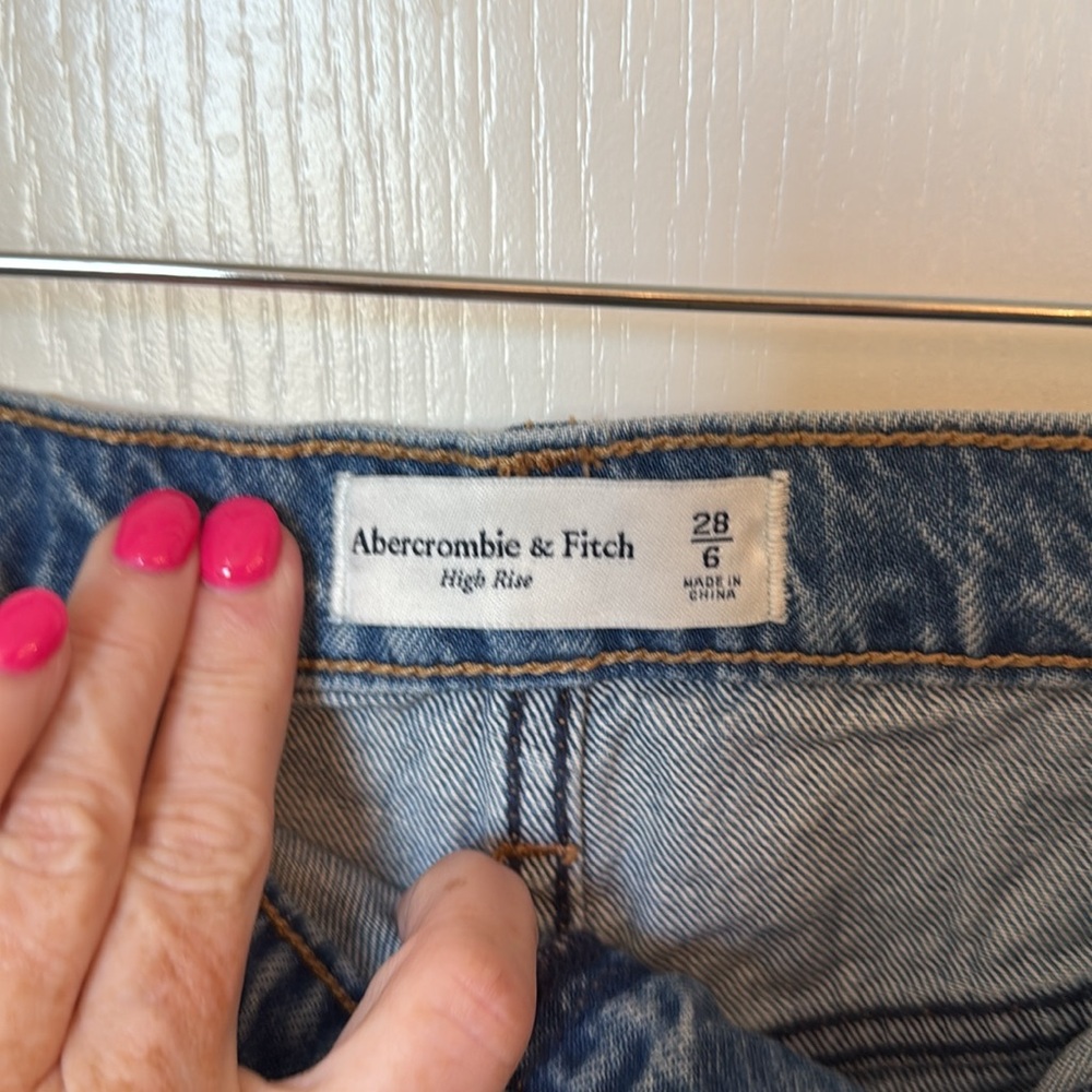 Abercrombie & Fitch Denim Mini Skirt - Picture 4 of 10